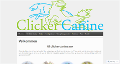 Desktop Screenshot of clickercanine.com